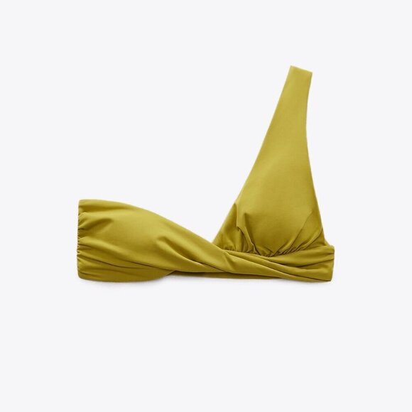 ZARA ASYMMETRIC BIKINI TOP - Picture 1 of 4